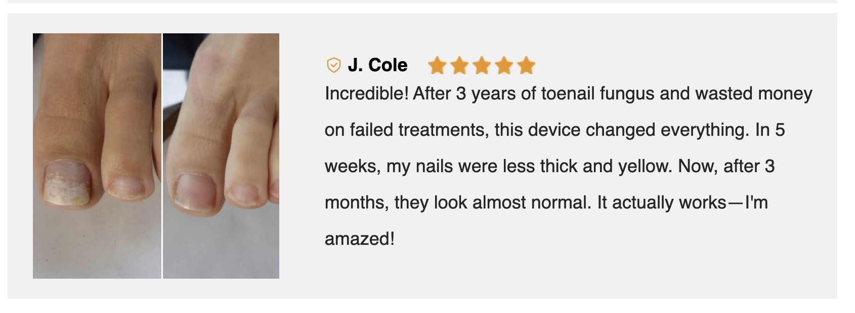 Welnax BioClear Customer Testimonials 1