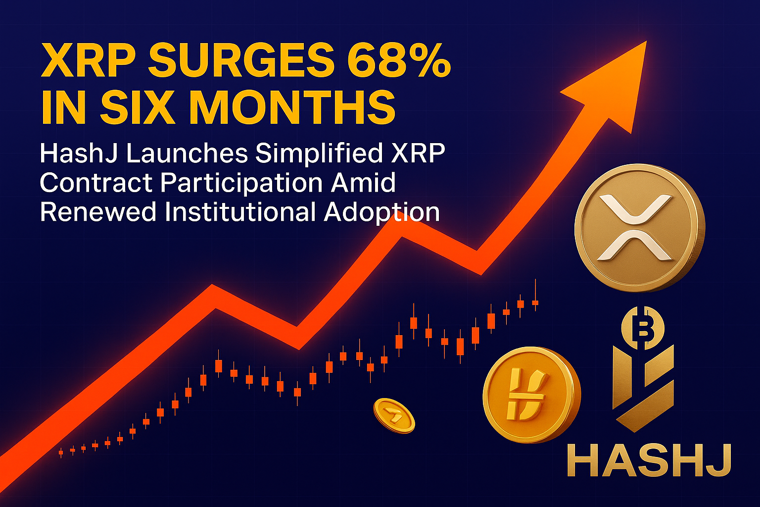 XRP Surges 68% in Six Months; HashJ Launches Simplified XRP Contract Participation Amid Renewed Institutional Adoption