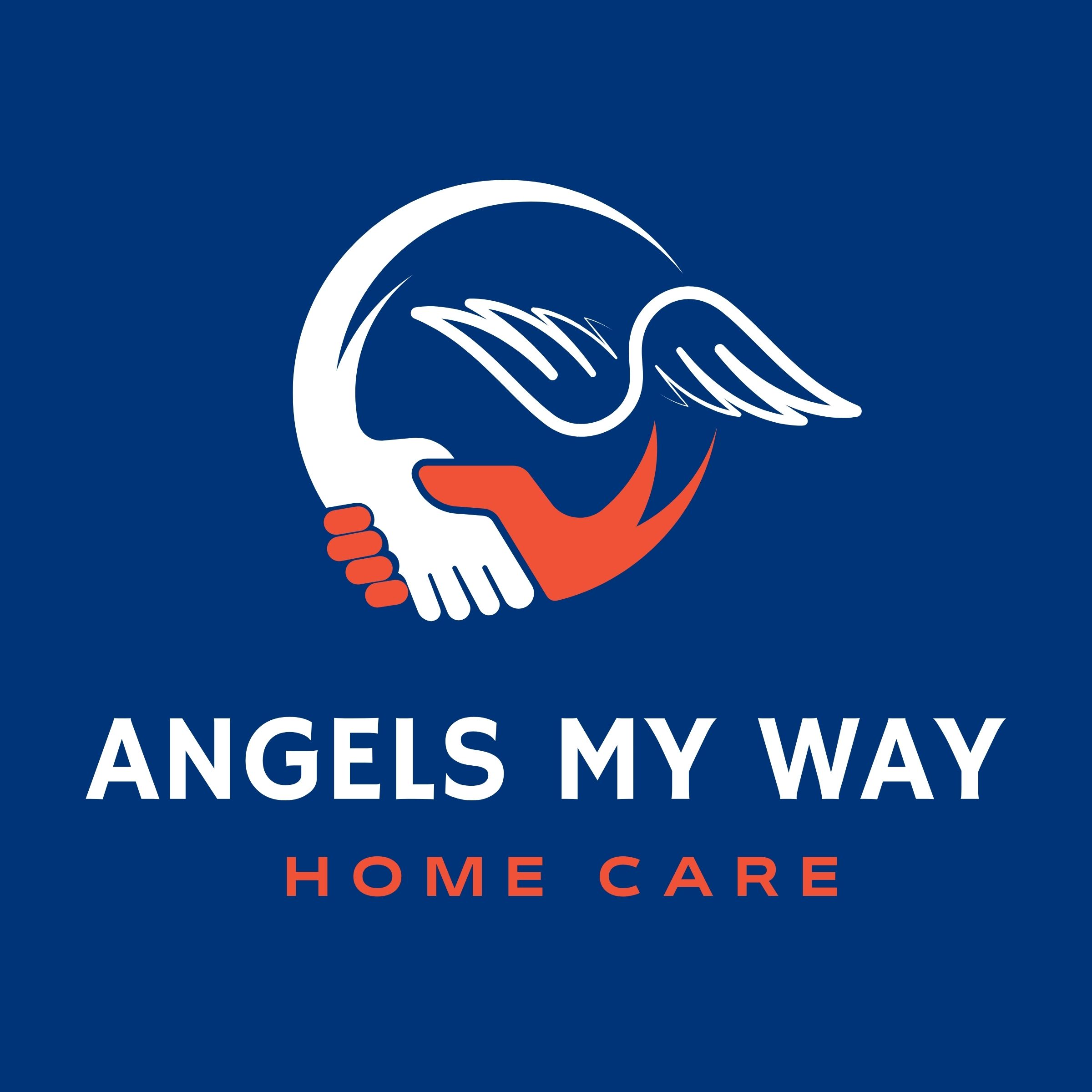 Angels My Way Home Care Logo