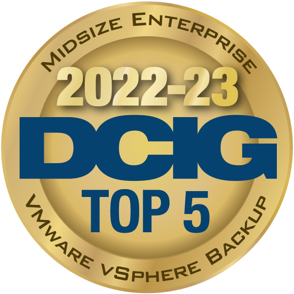 HYCU a DCIG TOP 5 Midsize Enterprise VMware vSphere Backup Solution