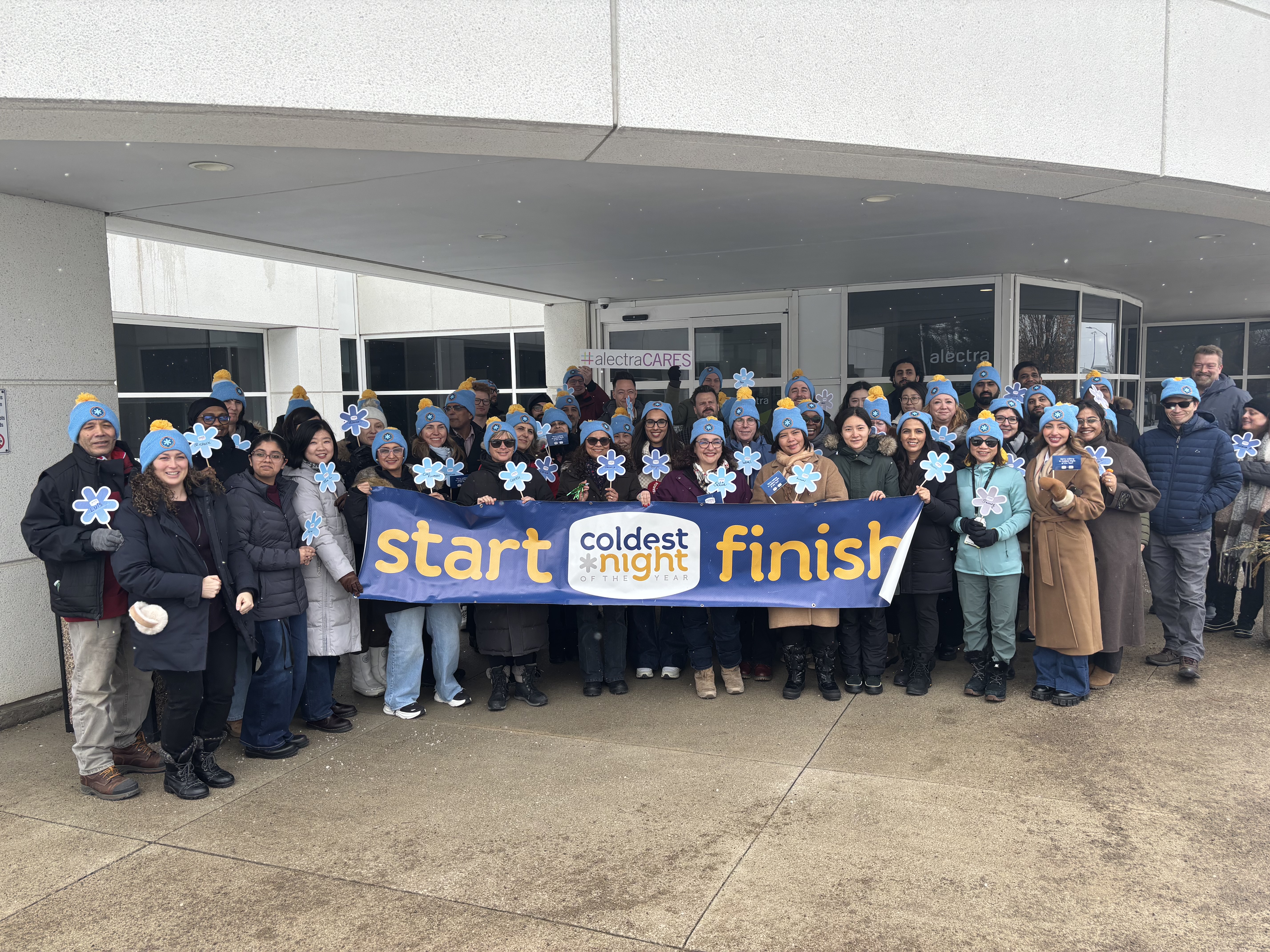 Alectra employees step up for Coldest Night of the Year, raising $15,000 to support local communities