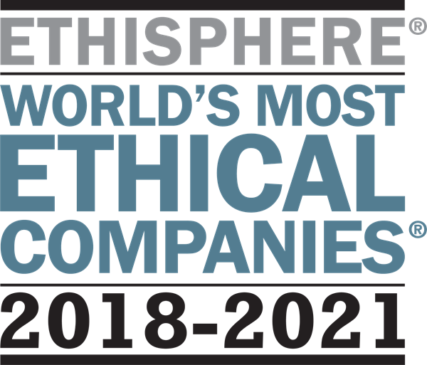 Lincoln Electric's logo for their 2021 World's Most Ethical Company distinction by Ethisphere