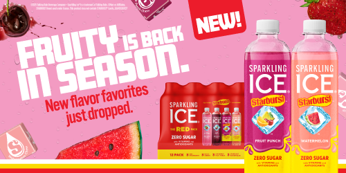 Sparkling Ice STARBURST Red Pack