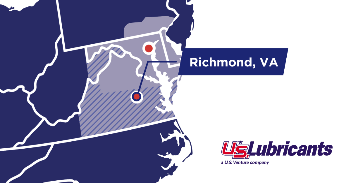 U.S. Lubricants is proud to announce the acquisition of a Jones Oil warehouse in Richmond, Virginia