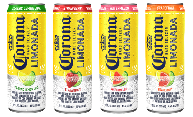 Corona Hard Seltzer Limonada Flavors - All Cans 
