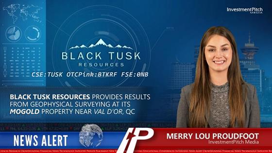 Black Tusk Resources’ results from geophysical surveying identifies six anomalies at its MoGold property near Val d’Or, Quebec: Black Tusk Resources’ results from geophysical surveying identifies six anomalies at its MoGold property near Val d’Or, Quebec