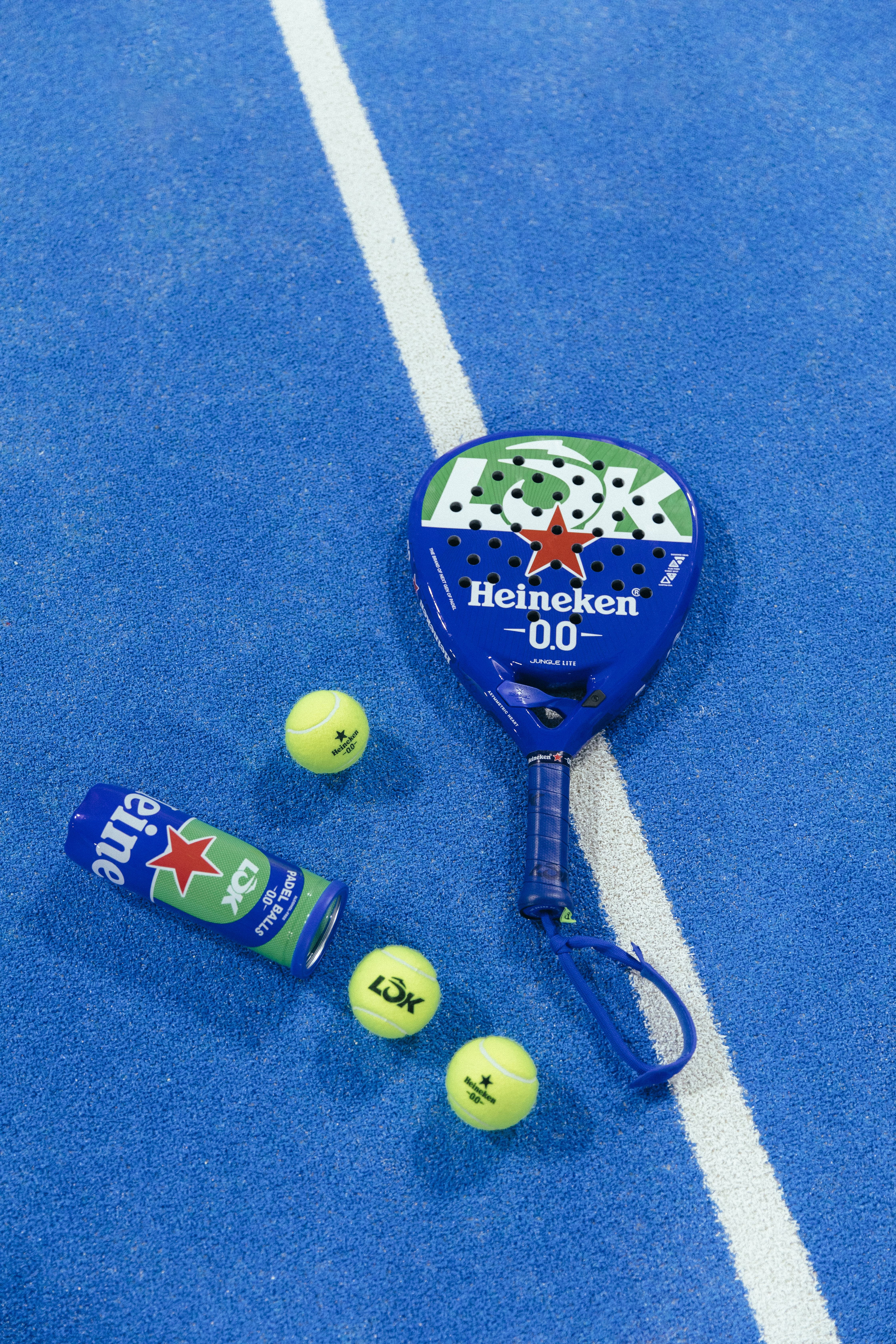 Heineken® 0.0 x LÕK serve up the world’s first padel racket with a built-in bottle opener