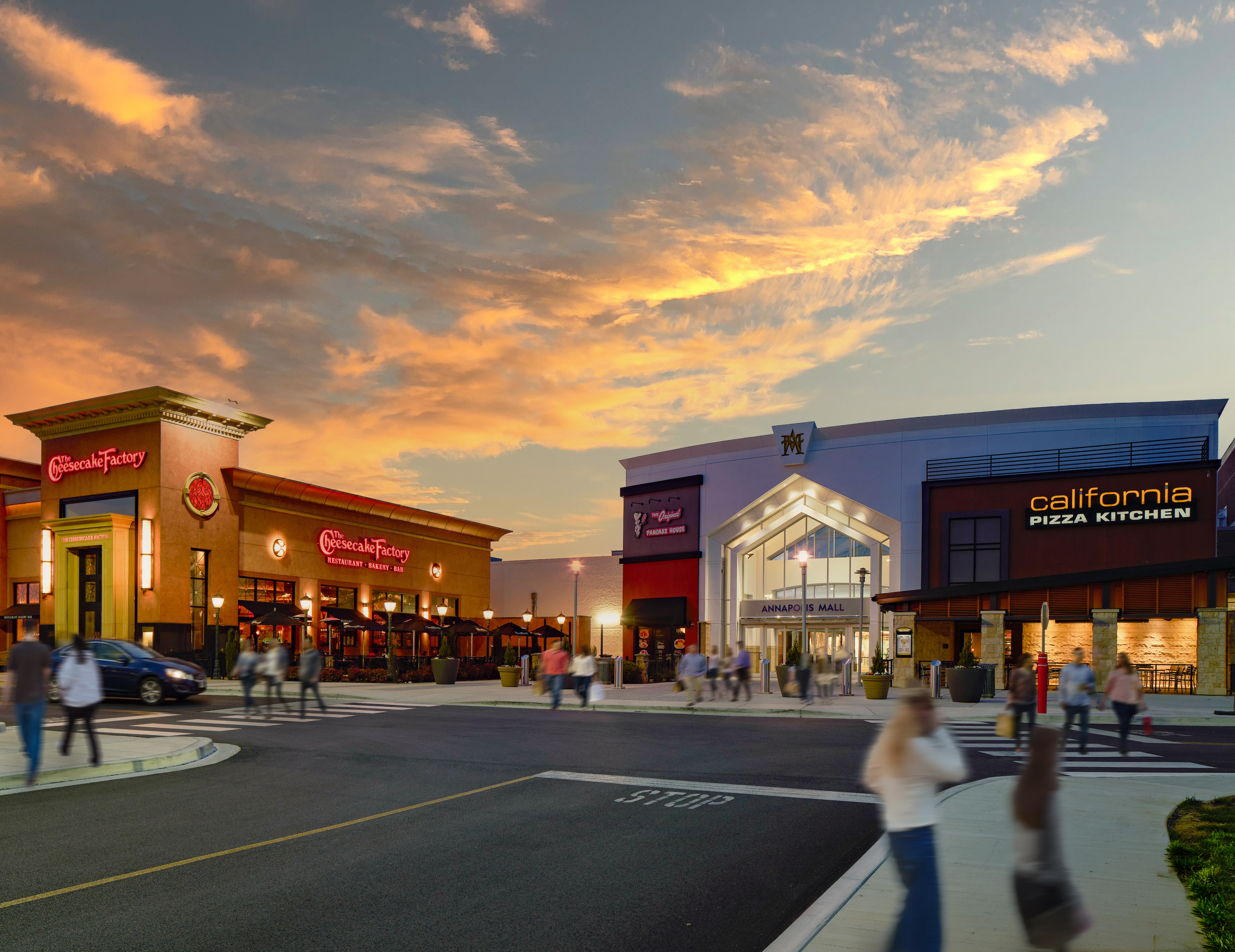 Exterior view of Annapolis Mall in Annapolis, Maryland. (Courtesy: Macerich)