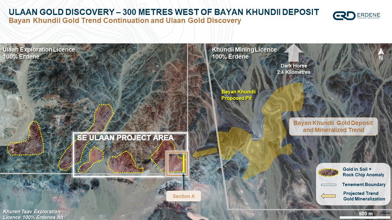 Image 2_ULAAN GOLD DISCOVERY – 300 METRES WEST OF BAYAN KHUNDII DEPOSIT