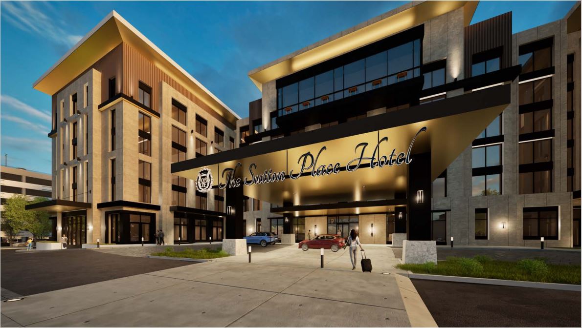 2. Close-Up Hotel Exterior - SPH Kelowna - 240124