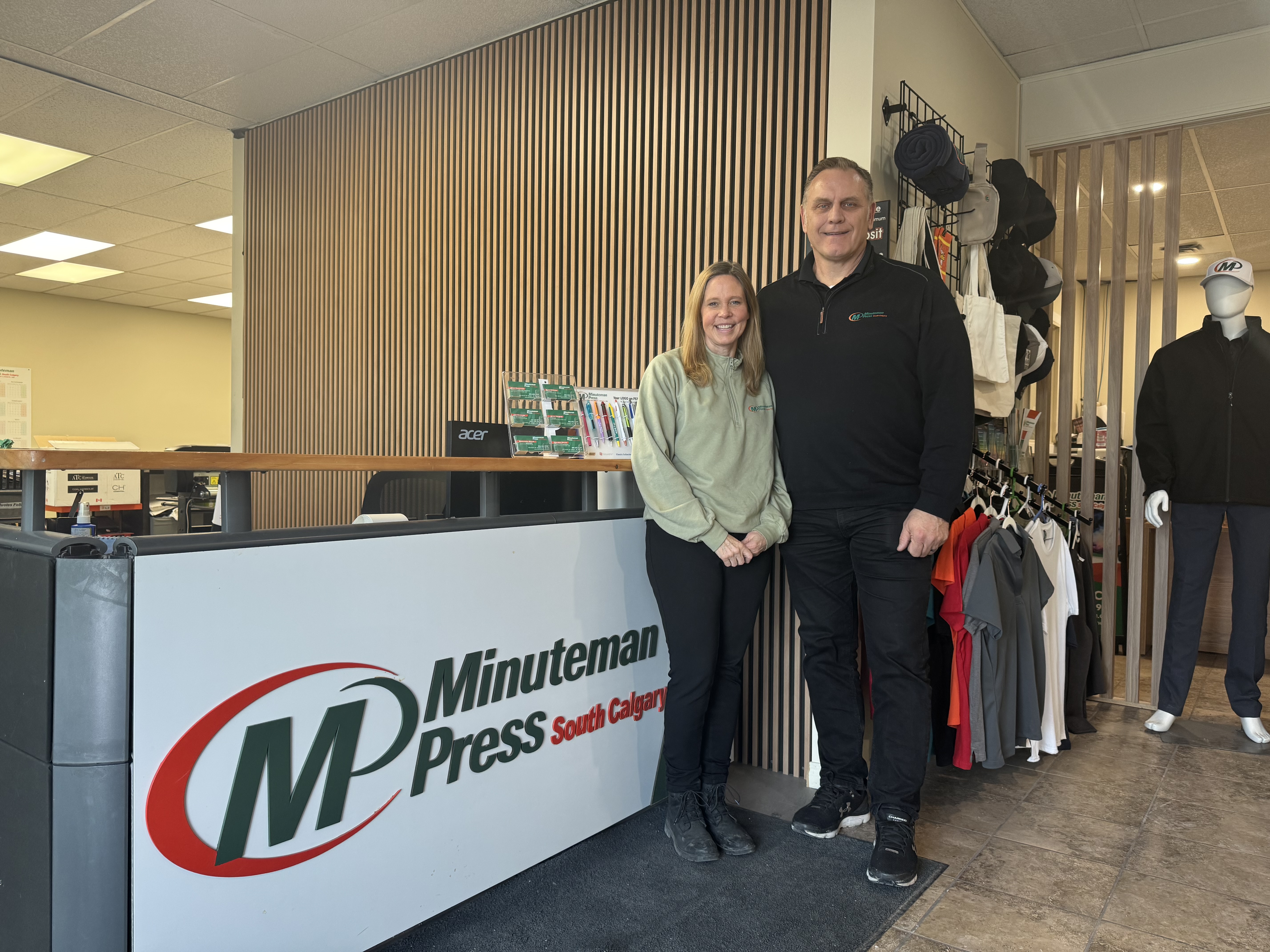 Minuteman Press South Calgary Joan and Ray Wiens