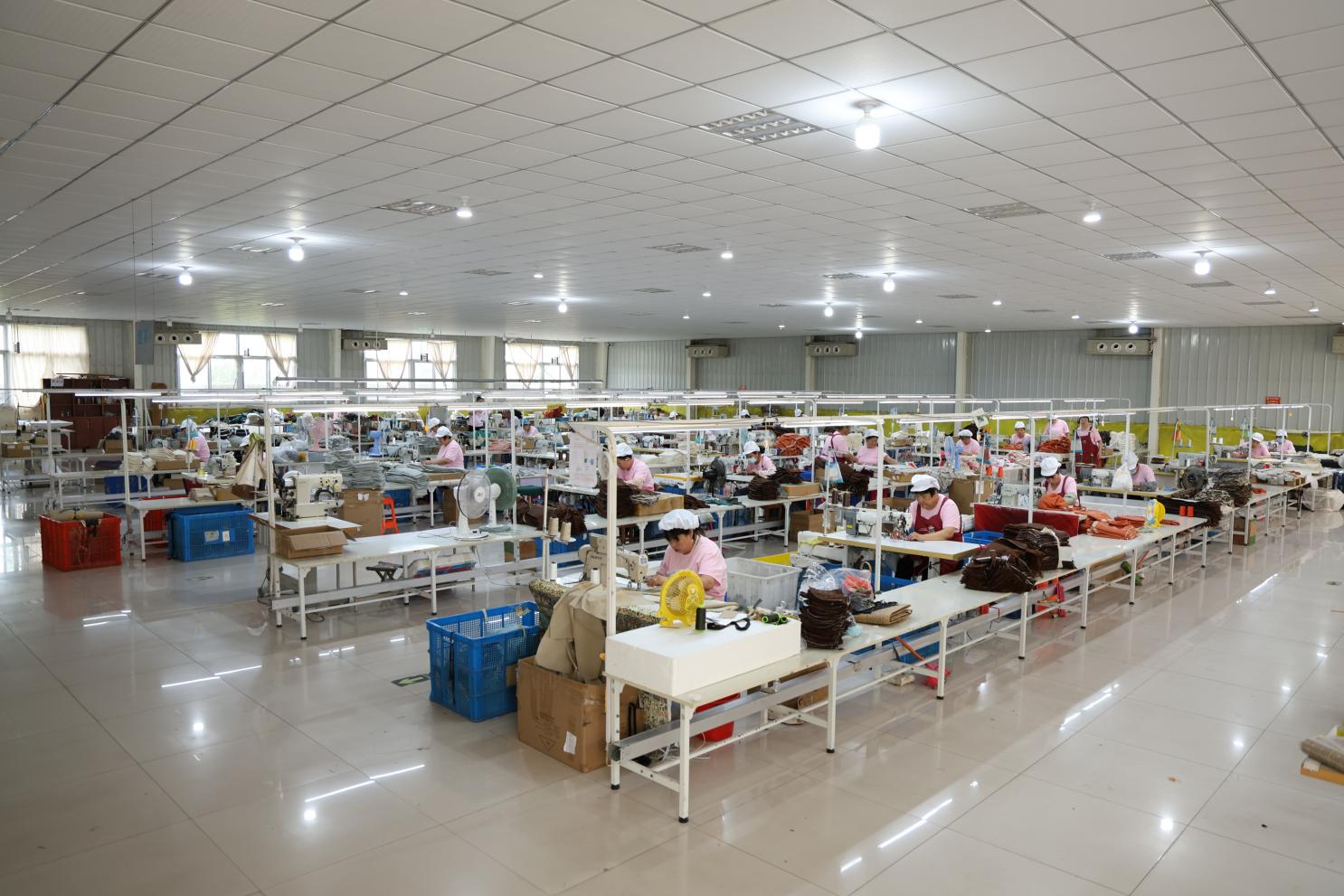 Inside Bene Bags’ bustling factory
