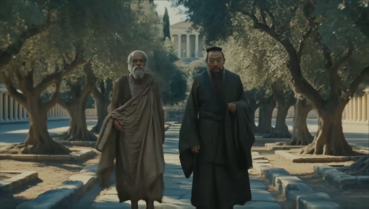 ‌AI-Powered Documentary "When Socrates Met Confucius" Set to Premiere, Uniting Ancient Thinkers Across Civilizations