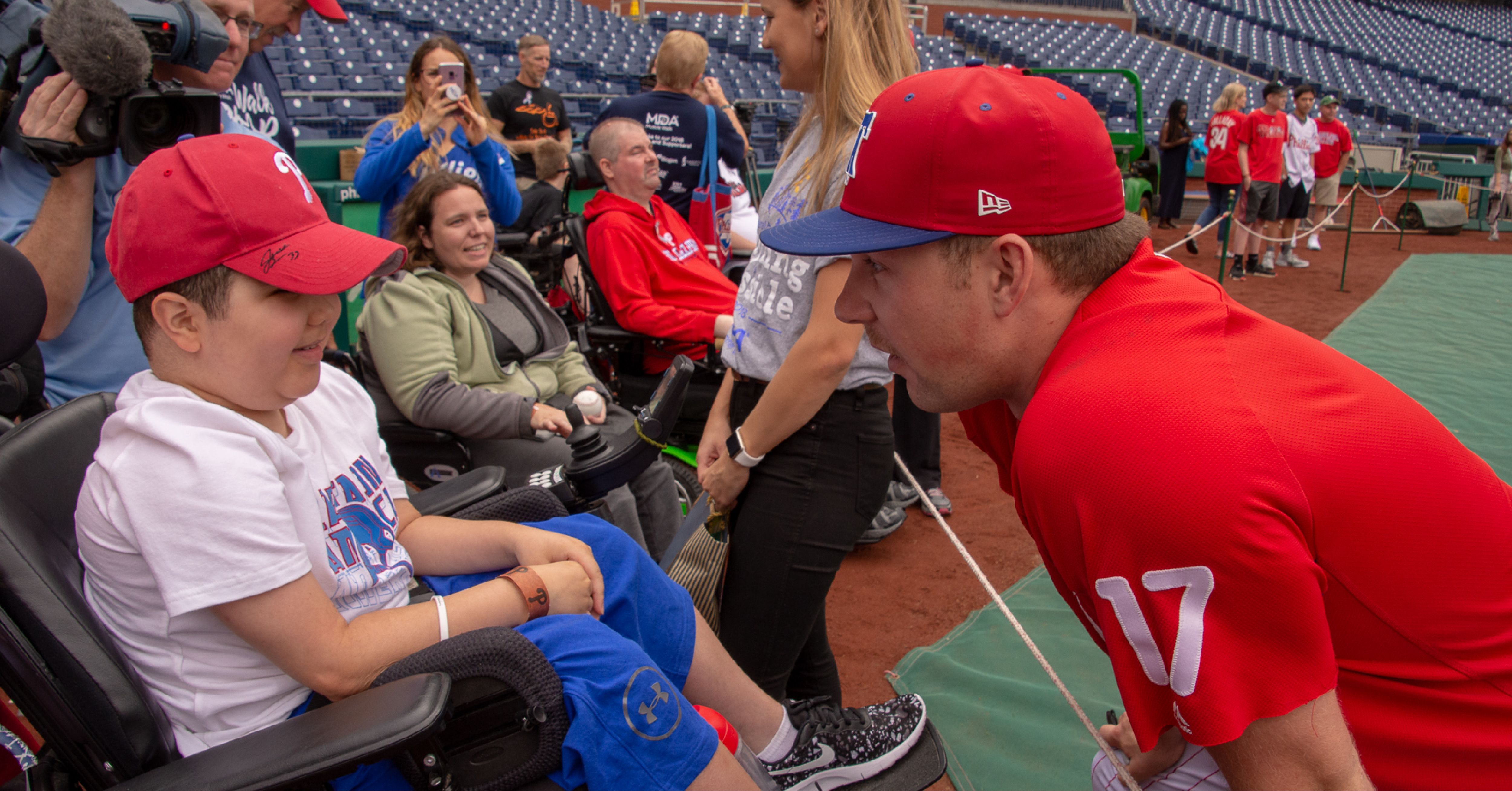 Muscular Dystrophy Association Advocate Rhys Hoskins Honored by his Peers with Two 2024 Players Choice Awards 