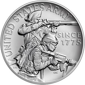 U.S. Army One Ounce Silver Medal