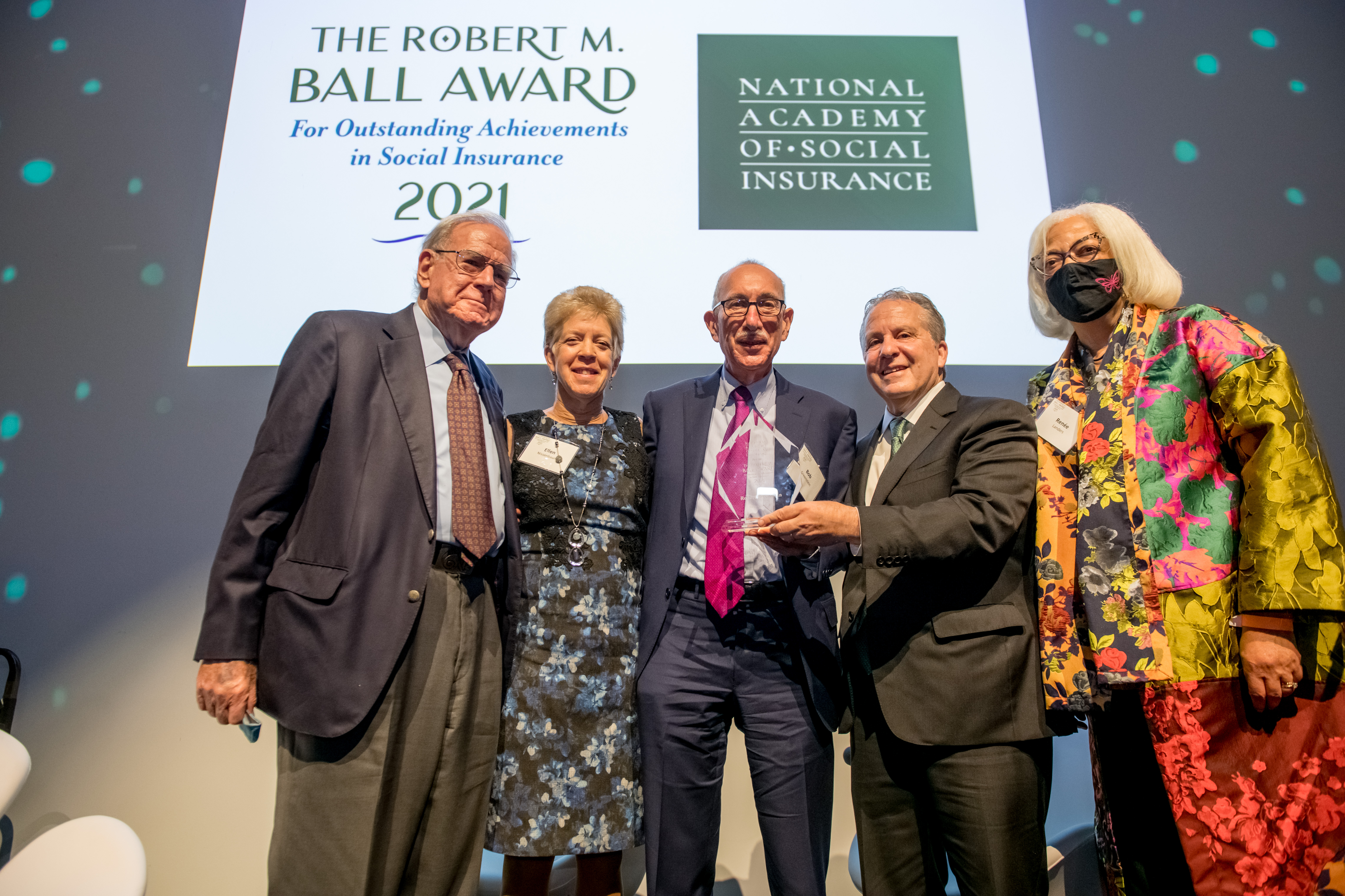 Robert Greenstein receives the 2021 Robert M. Ball Award