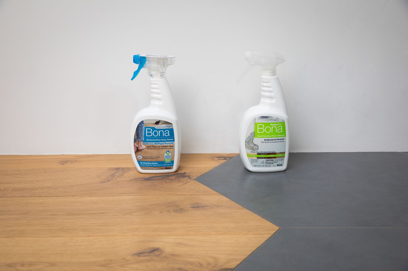 More than 68% of U.S. adults wish they could better streamline their cleaning routine.* Bona PowerPlus Hardwood Floor Cleaner and Bona PowerPlus Antibacterial Hard-Surface Floor Cleaner are the perfect spring cleaning duo makes cleaning floors a breeze. 

*According to a recent Harris Poll Survey (February 2021).
