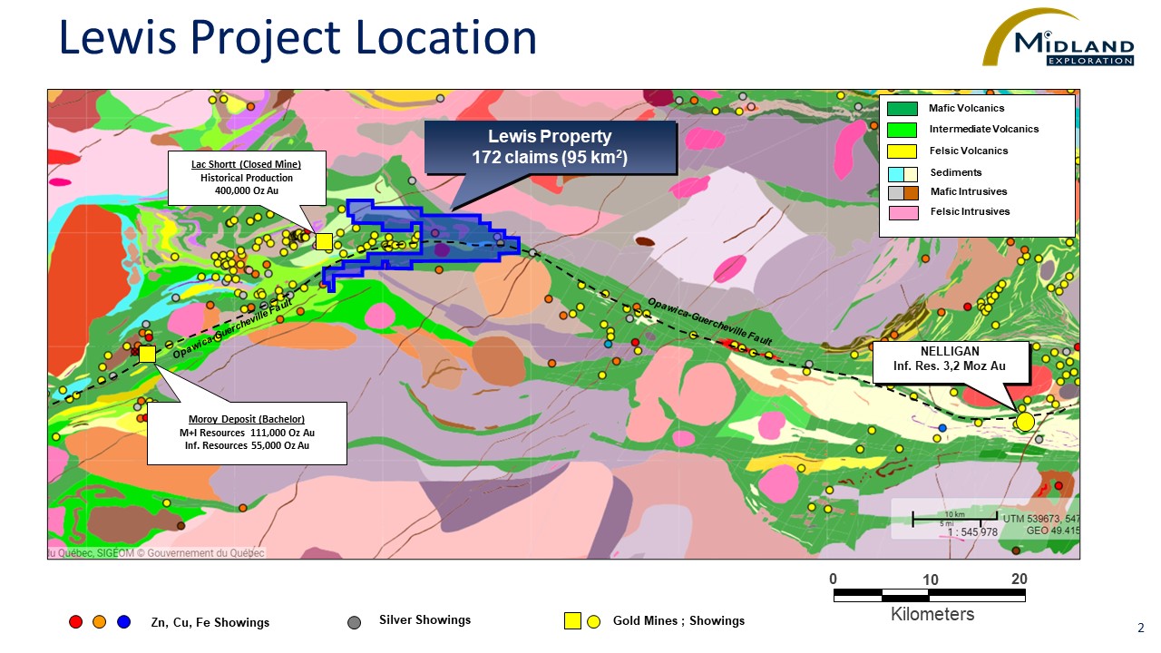 Lewis Project Location