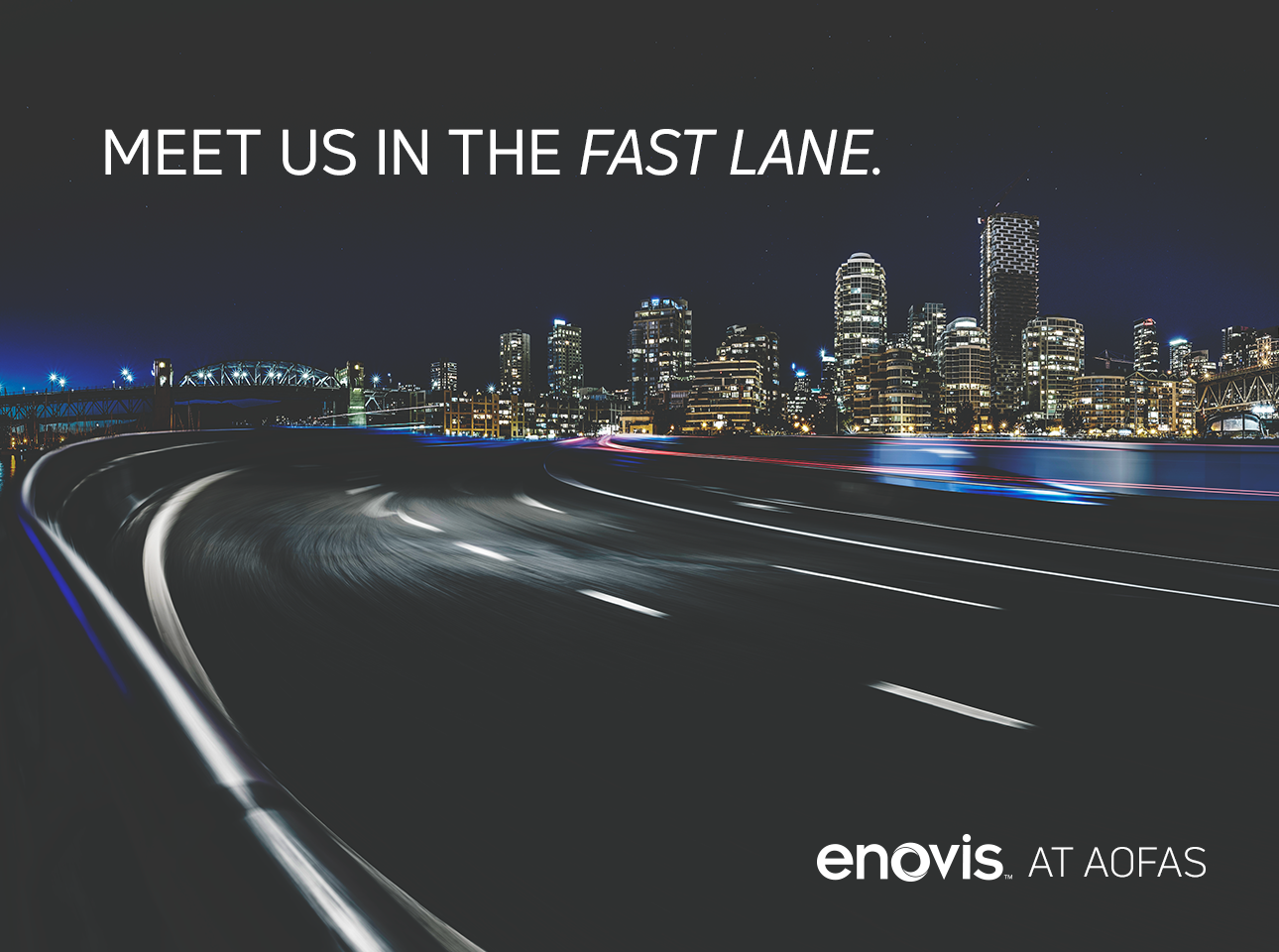 This is the fast lane by Enovis Foot & Ankle!