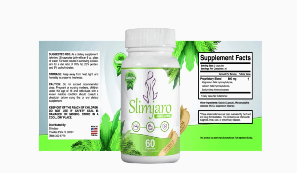 Slimejaro Supplement Facts