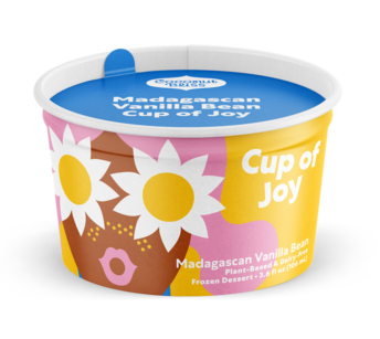 Cups of Joy, Coconut Bliss’s first ever single serve ice cream indulgences, are perfect for consumers looking for a convenient and delicious plant-based treat. The cups are available in two flavors, Dark Chocolate, a dark and sultry option, and Madagascan Vanilla Bean, a creamy and smooth pocket-sized delight. The pack of four retails for $8.99. 