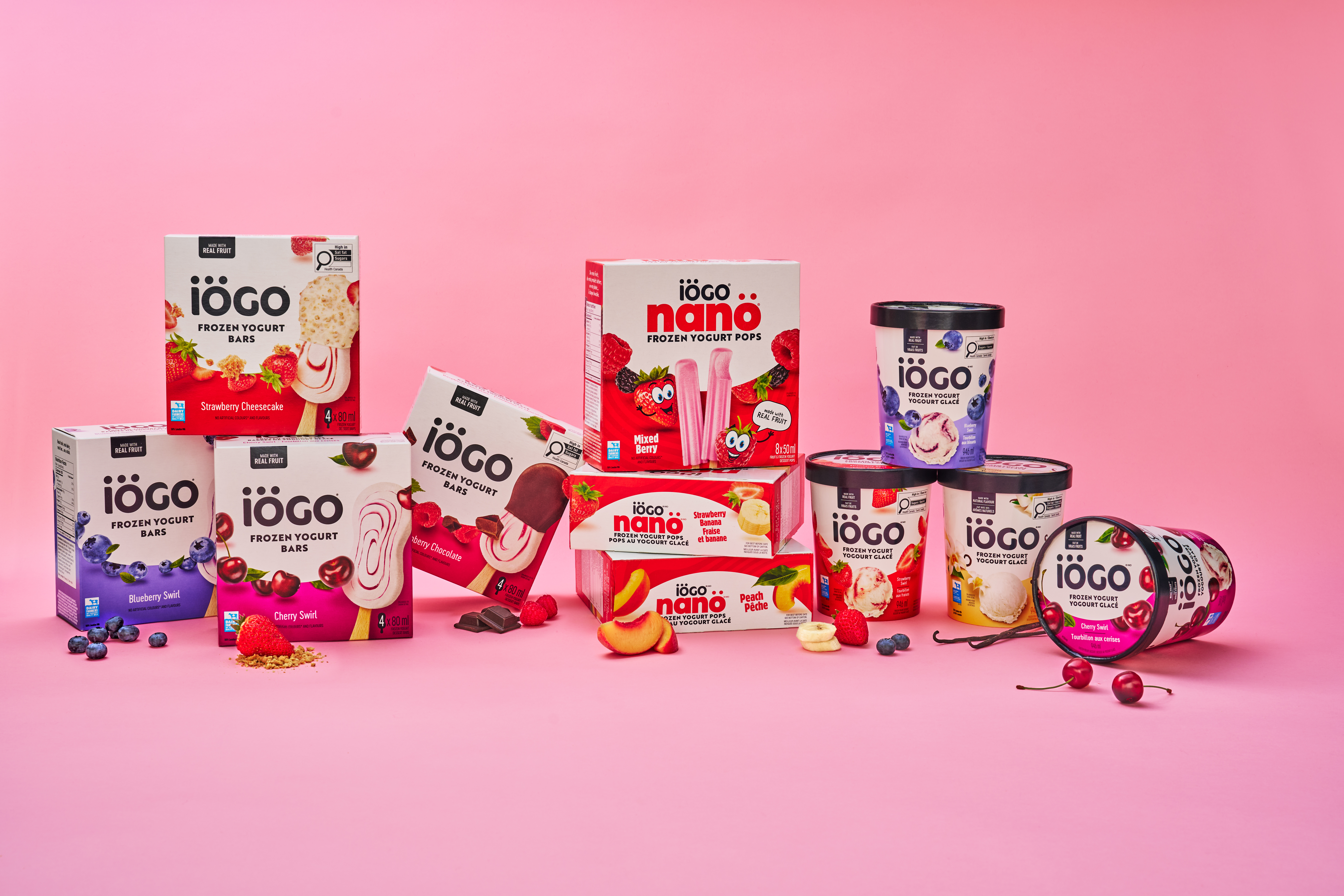 La collaboration de la marque populaire de yogourt avec Nestlé Canada s’étend à la catégorie du yogourt glacé