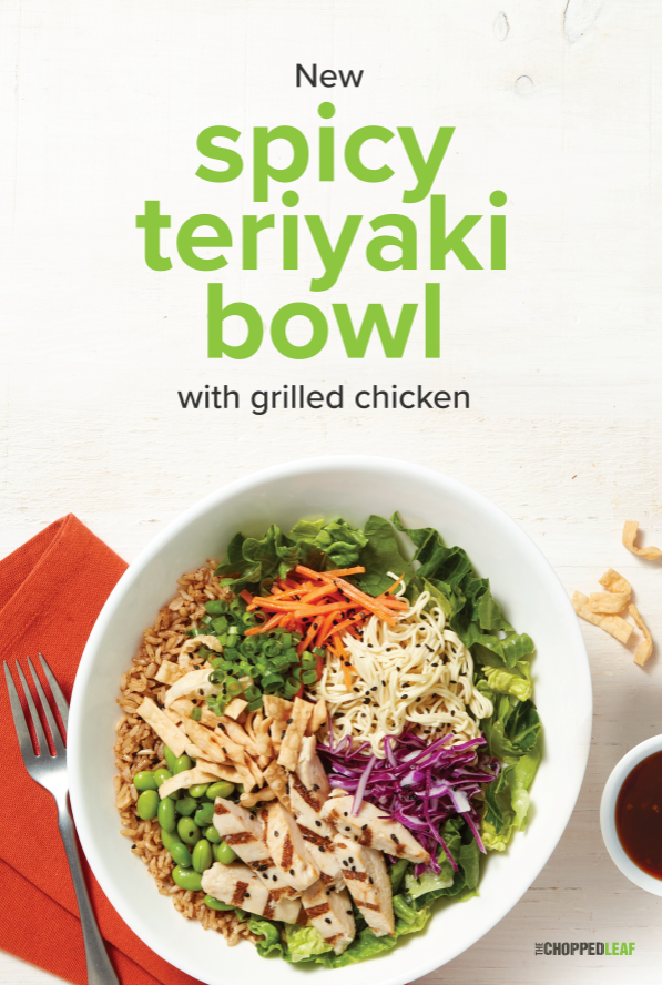 Chopped Leaf's New Spicy Teriyaki Bowl