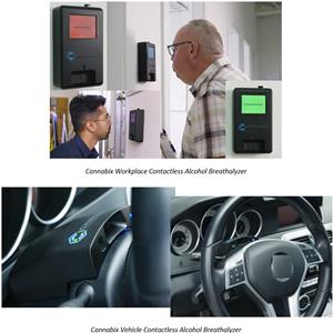 Contactless Alcohol Breathalyzer for workplace and vehicles (Cannabix Technologies Inc)