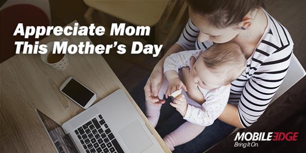 For Mother’s Day, Mobile Edge is offering a special product bundle to help moms set up and organize their remote work and learning spaces with dedicated storage for laptops and tablets plus matching power and productivity accessories. Mobile Edge is also offering huge site-wide savings on Mobile Edge products purchased through its online store.                       