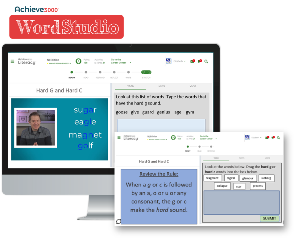 Word Studio provides foundational literacy instruction for secondary students.