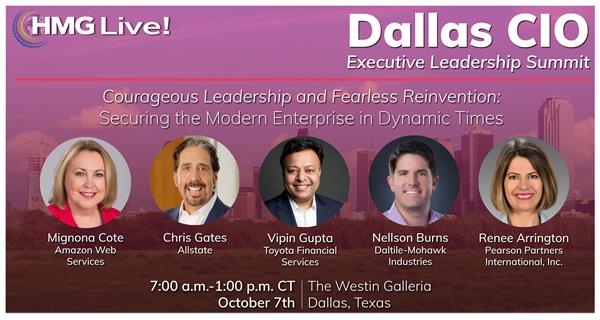 Register for HMG Strategy's In-Person Dallas CIO Summit on Oct. 7