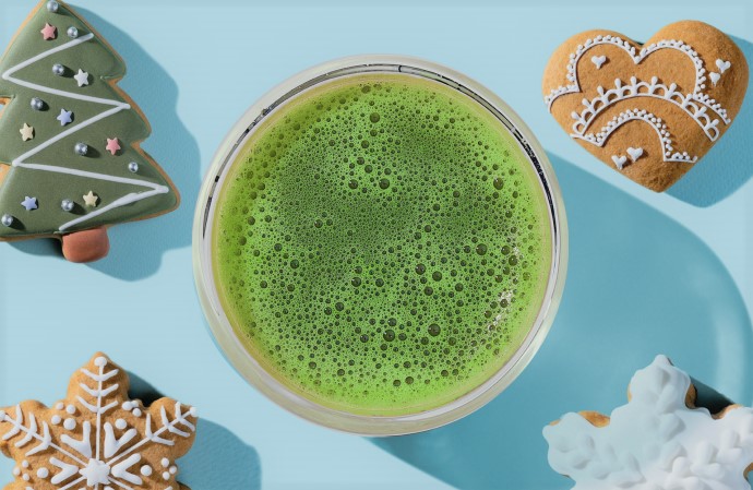 Matcha aromatisé à la vanille française