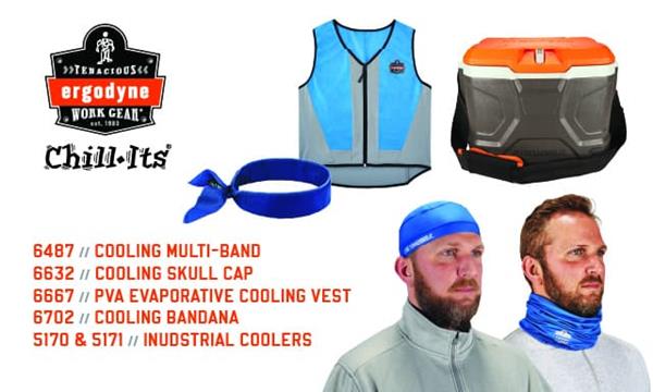 New Additions to the Chill-Its® Cooling Line - Coolers, Vests and Headwear