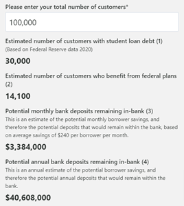 Bank Deposit Impact Estimator 