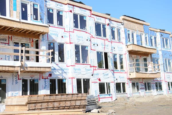 New survey released by Habitat for Humanity Canada reveals attitudes on the housing crisis. Pictured a multi-unit build under construction by Habitat 