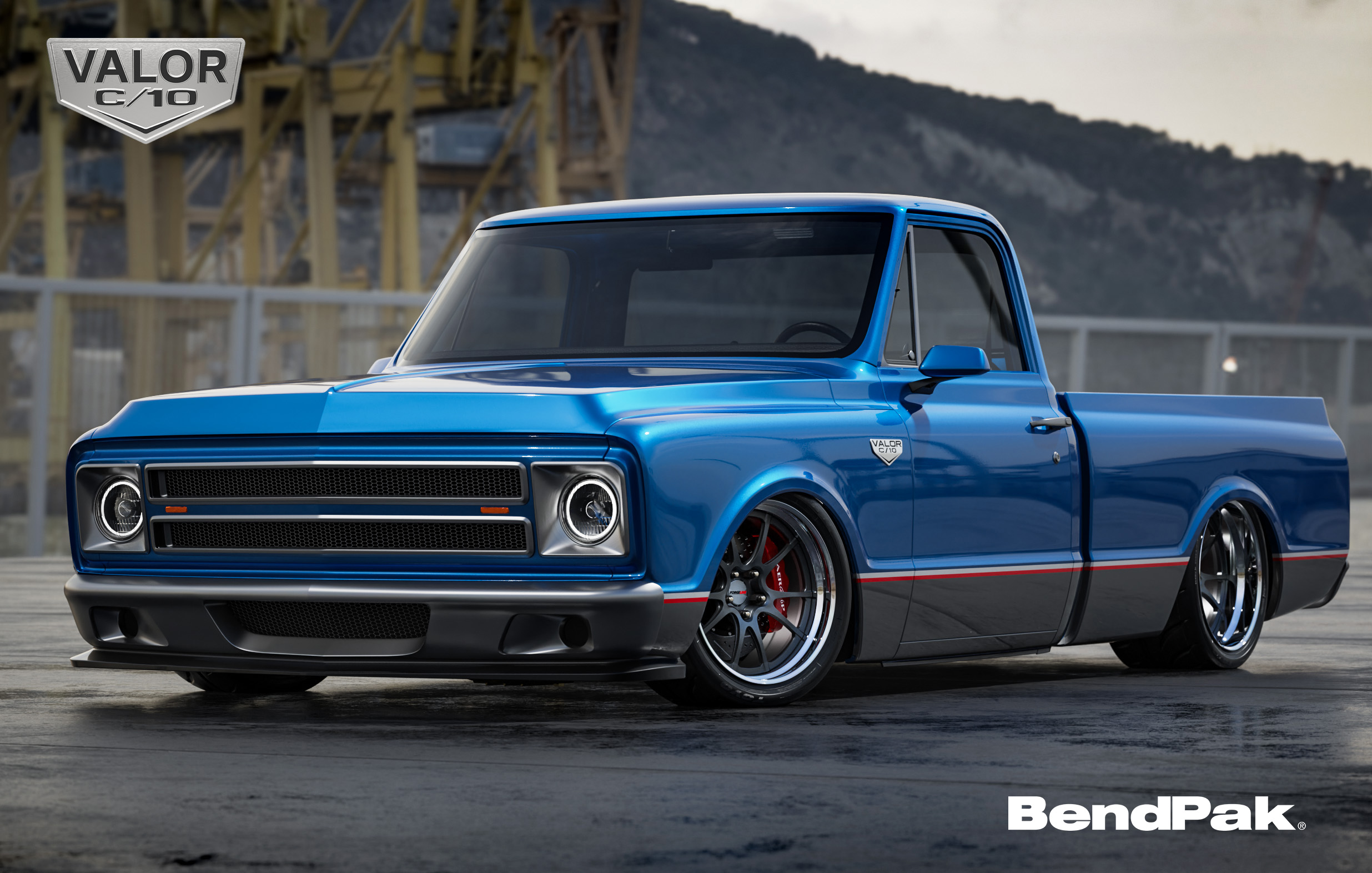 BendPak Honors U.S. Armed Forces with Valor C10 Custom Truck Build 