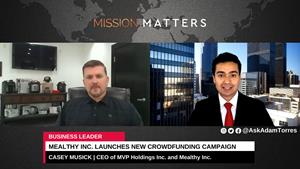 Casey Musick is interviewed on the Mission Matters Business Podcast with Adam Torres