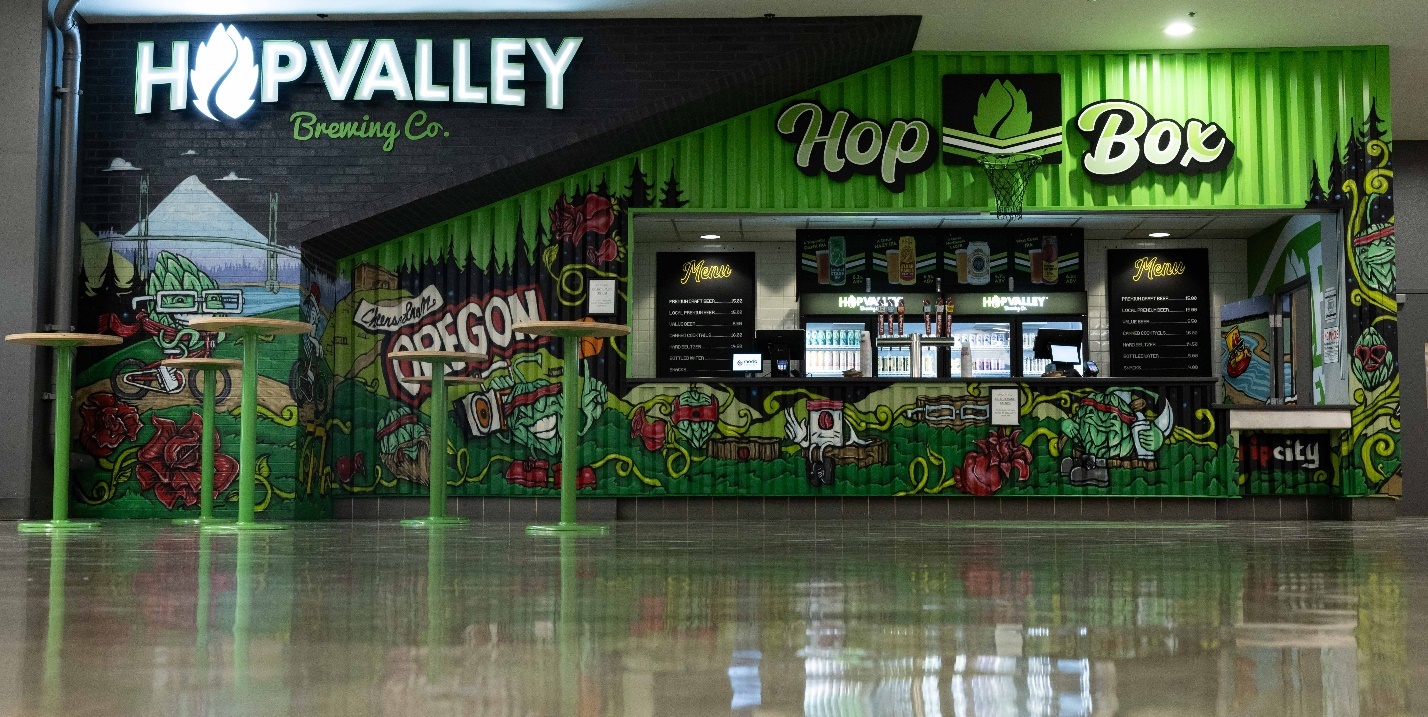 Hop Valley and Portland Trail Blazers Partner to Launch New Hop Box Bar 