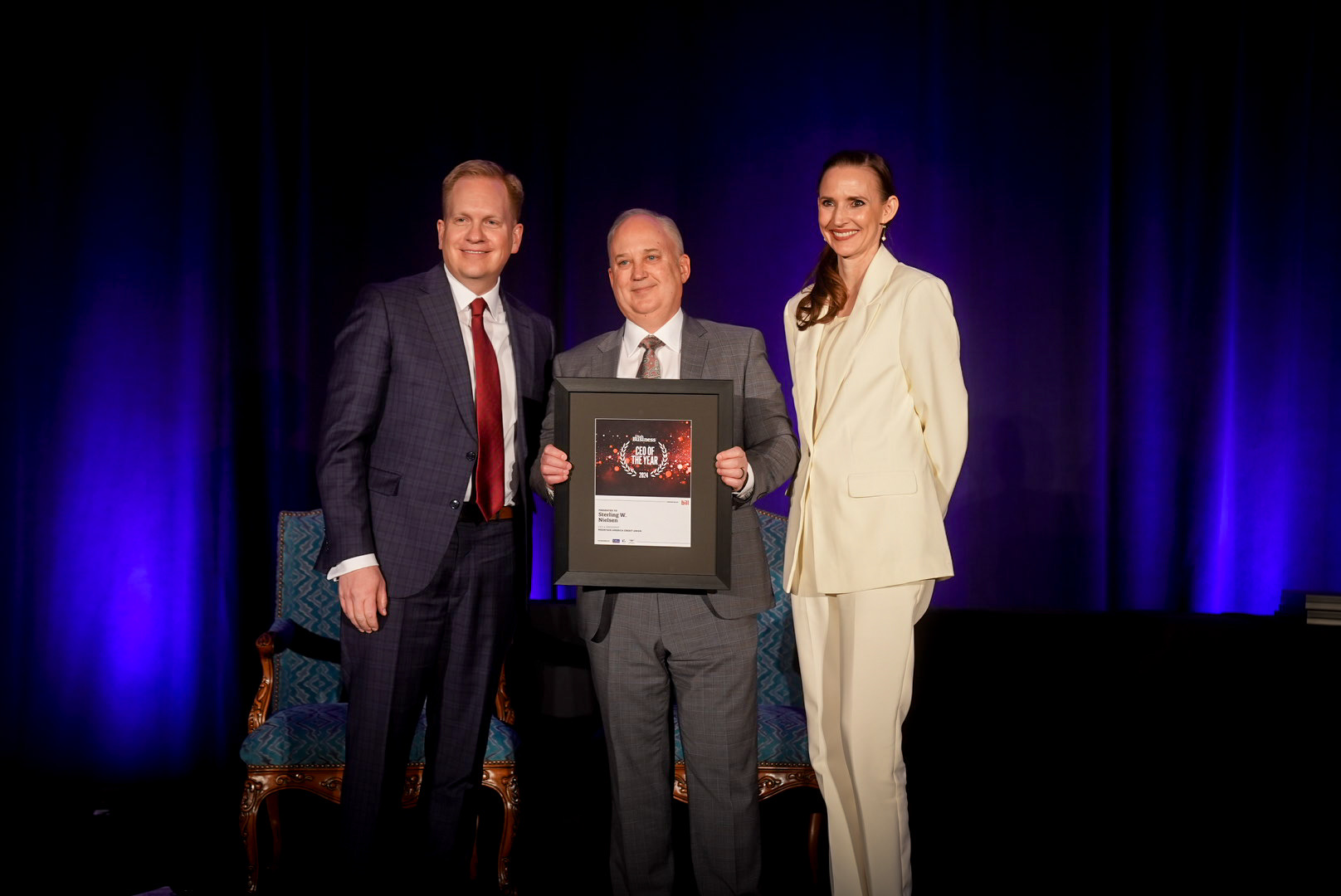 Sterling Nielsen, CEO of Mountain America Credit Union and recipient of one of Utah's top 2024 CEOs from Utah Business Magazine: Sterling Nielsen, CEO and President of Mountain America Credit Union and one of Utah Magazine