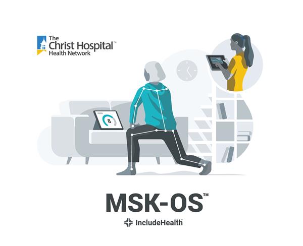 The Christ Hospital Health Network is leading the digital evolution among their orthopedic patients by adopting IncludeHealth's MSK-OSTM—an innovative technology that makes specialized musculoskeletal (MSK) care accessible and convenient.