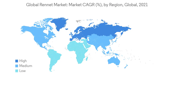 Rennet Market Global Rennet Market Market C A G R By Region Global 2021