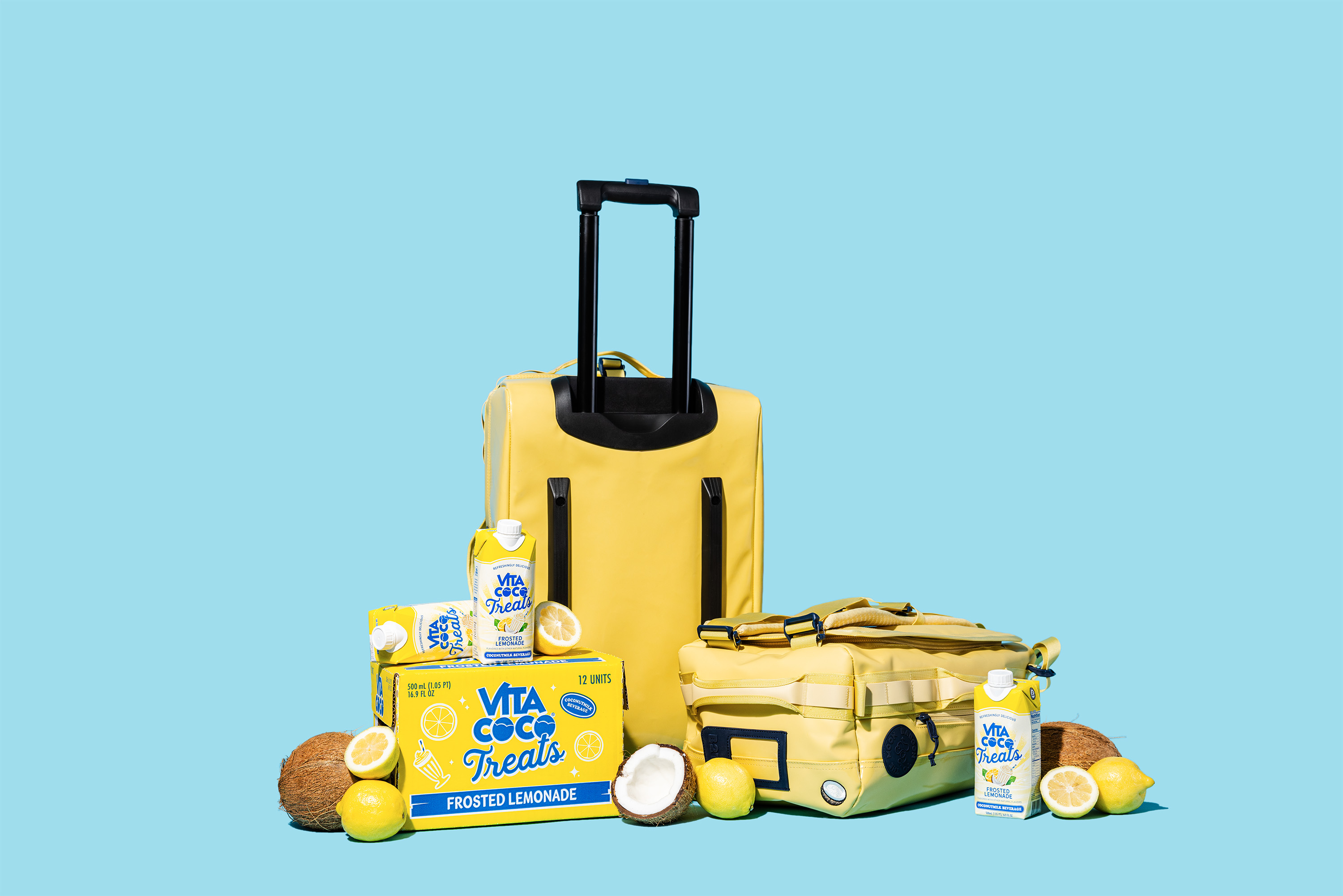 Vita Coco and Baboon to the Moon Debut Limited-Edition Luggage Capsule inspired by new Vita Coco Treats® in Frosted Lemonade 