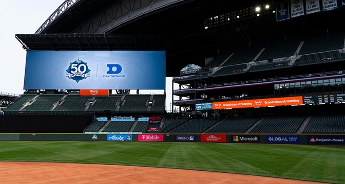 New Daktronics Display Helps Seattle Mariners Celebrate 50 Seasons 