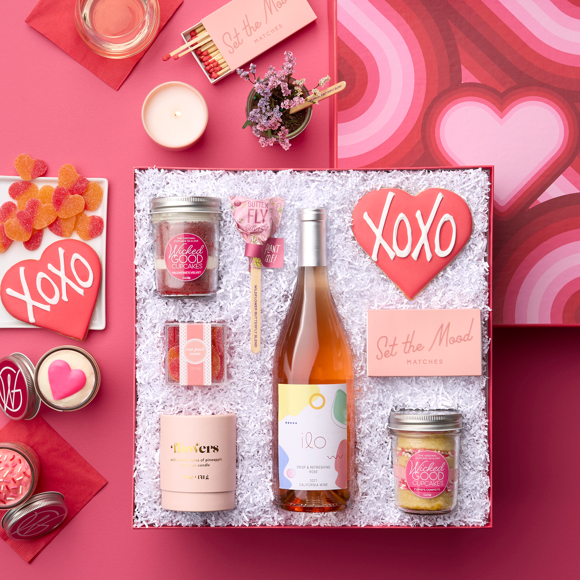 Valentine's Day Sweet & Savory Gift Tower