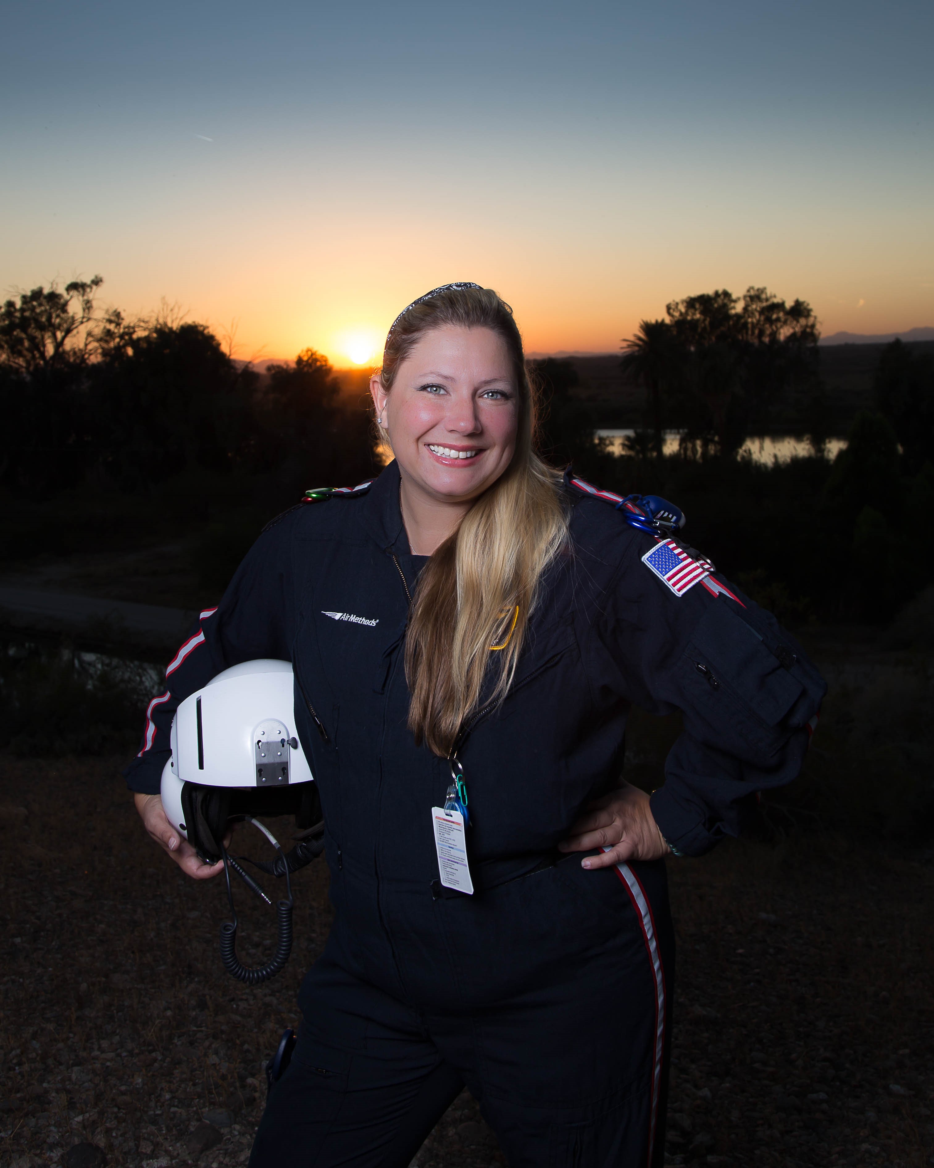 Flight Nurse Shannon Dunn impacts more than 1,000 patients on the flight line as a float nurse at Air Methods.