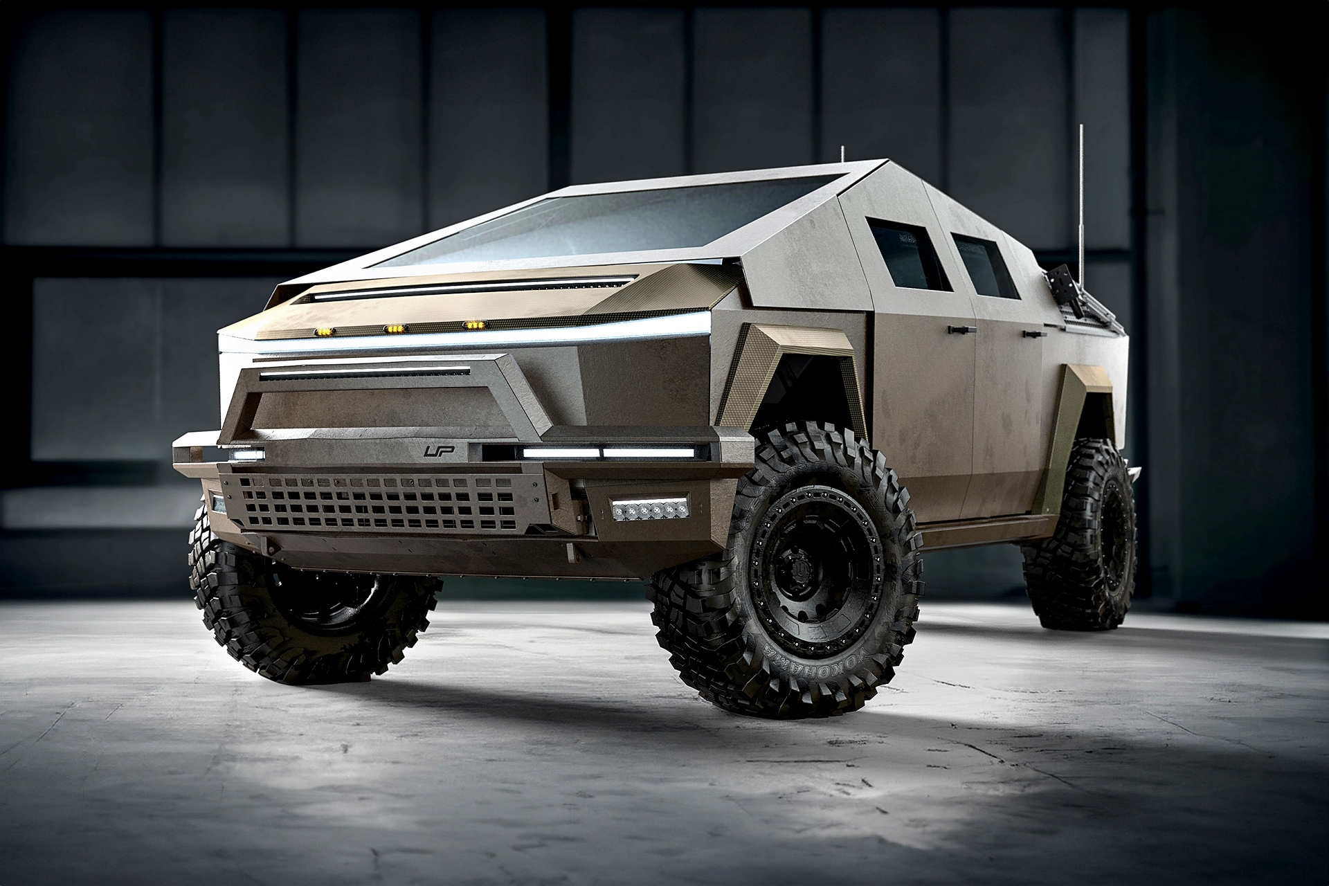 Tesla Cybertruck Armored by UP.FIT X Archimedes