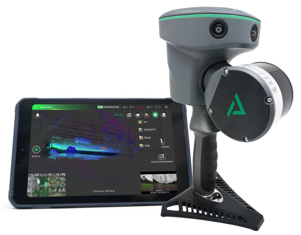 The all new TrueView Go handheld LiDAR scanner from GeoCue