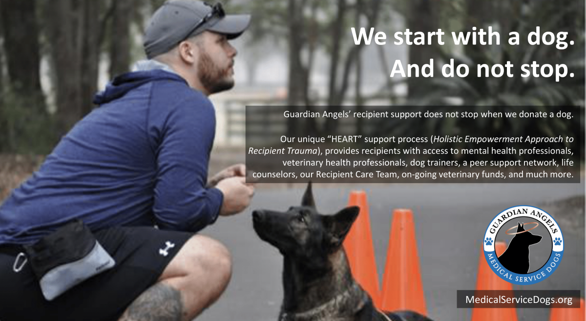 Guardian Angels Medical Service Dogs and One Brother One Sister Join Forces to Redefine Mental Health Support for Service Dog Recipients 