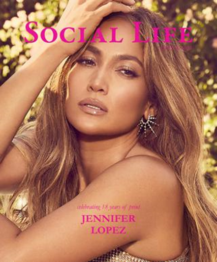 July’s Issue of Social Life Magazine features Jennifer Lopez on the cover