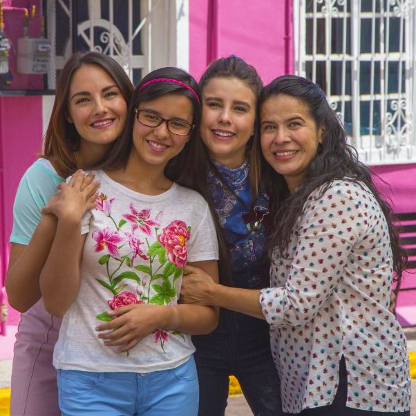 Paulina Goto, Jade Fraser, Arcelia Ramírez, and Emilia Berjón star in the telenovela Vencer el Miedo (“Overcome the Fear”).